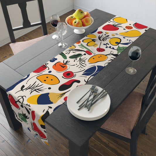 Abstract Harvest Table Runner