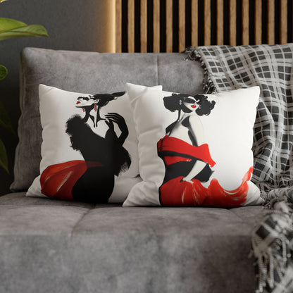 Scarlet Sophistication Pillowcase