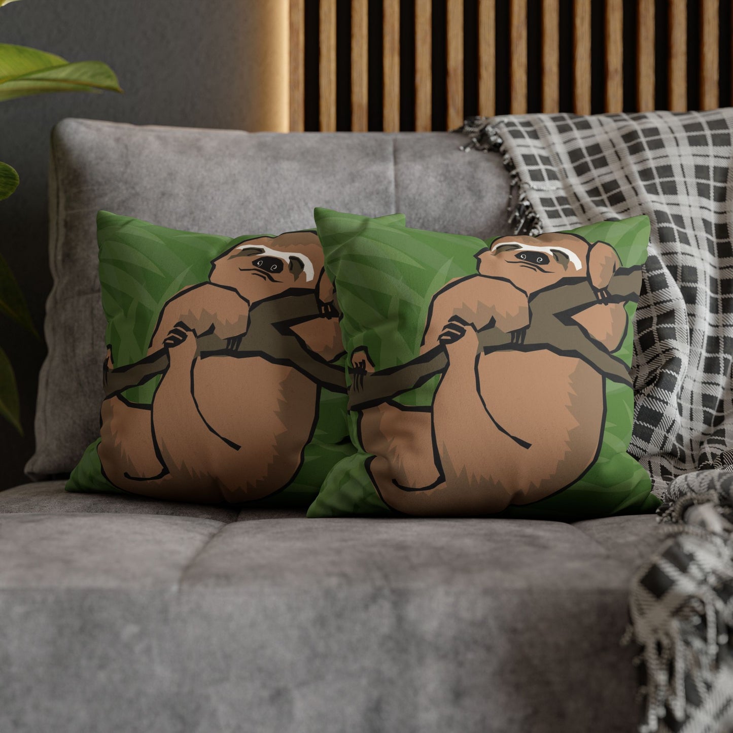 Costa Rica Three Toes Sloth Pillowcase