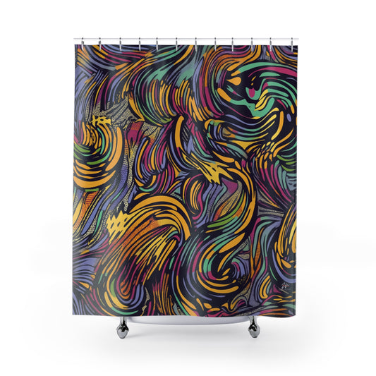 Pop Art Flow Shower Curtains