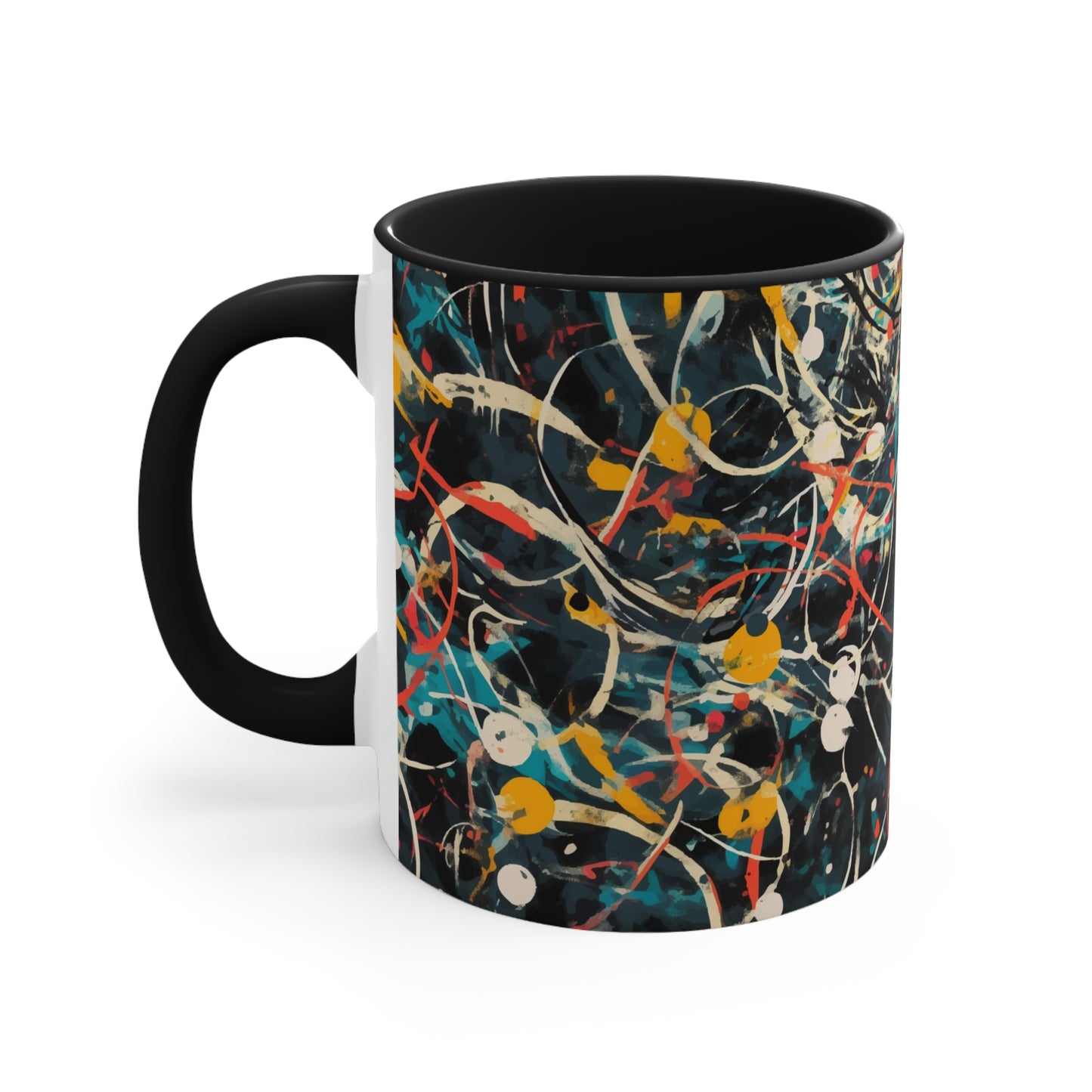 Pollock-Inspired Mug