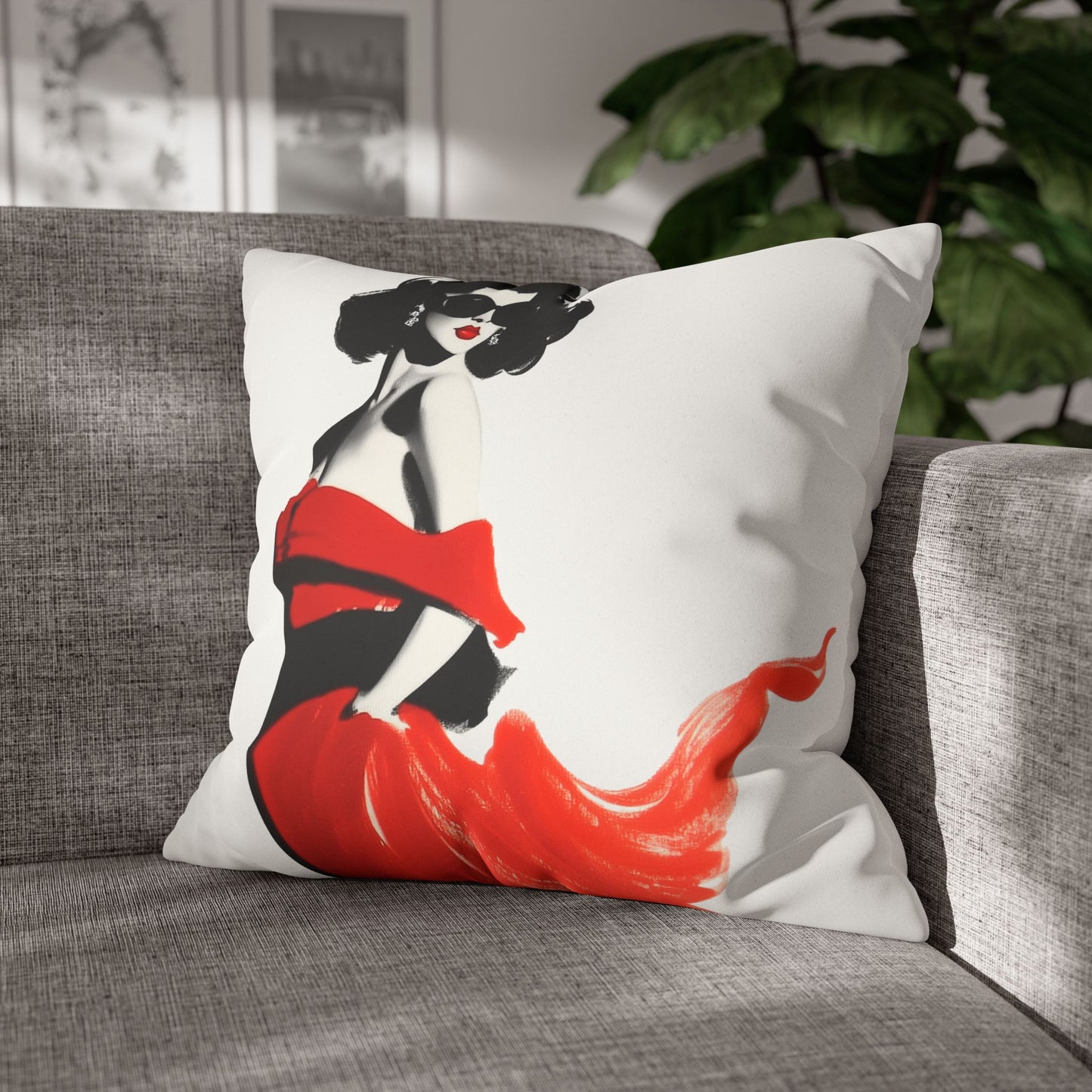 Scarlet Sophistication Pillowcase