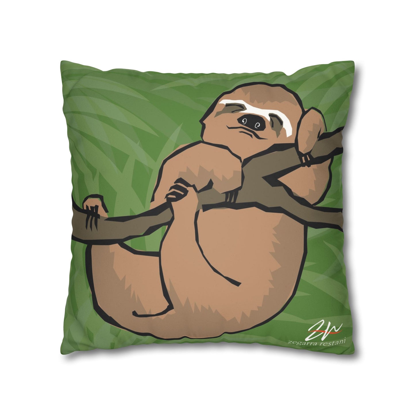 Costa Rica Three Toes Sloth Pillowcase