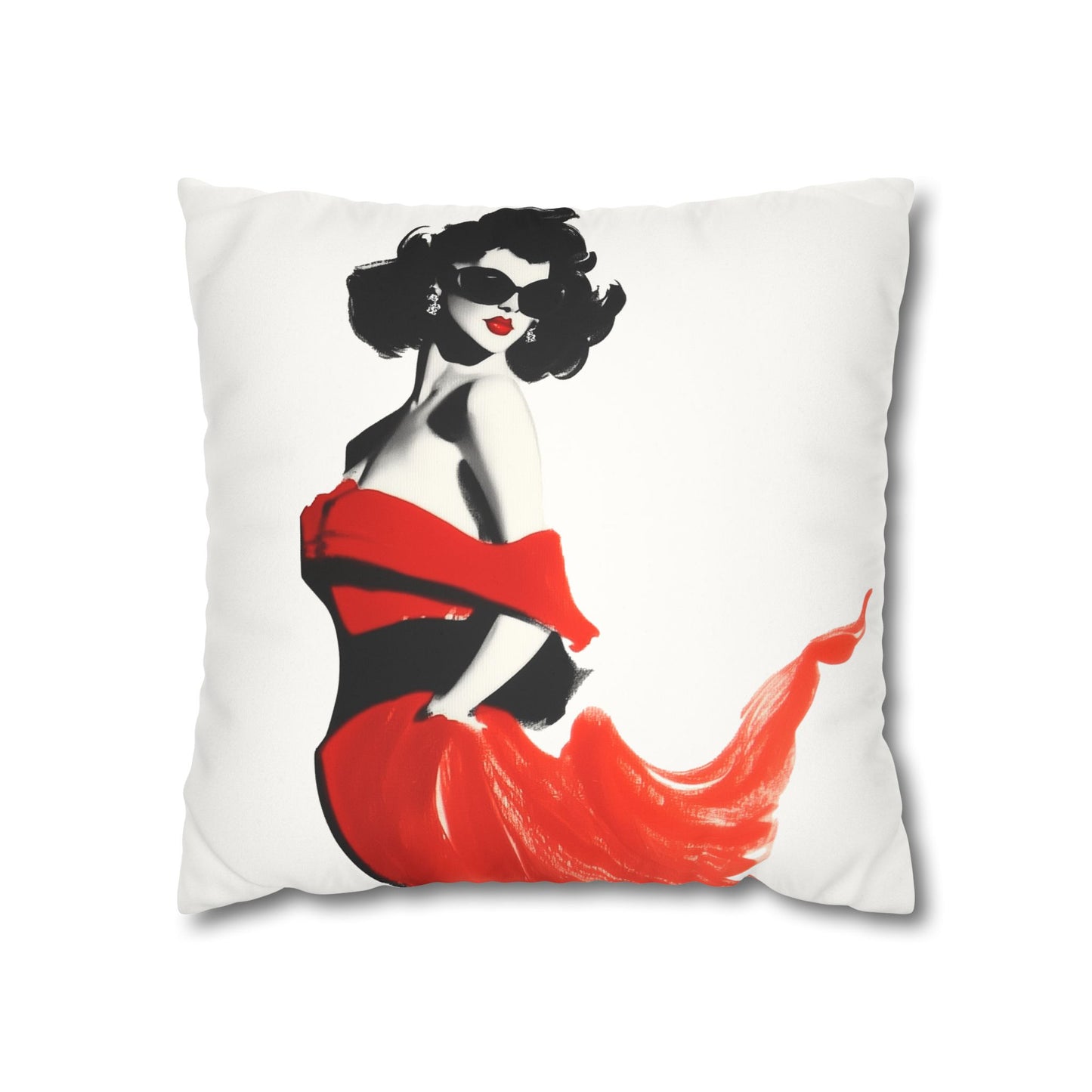 Scarlet Sophistication Pillowcase