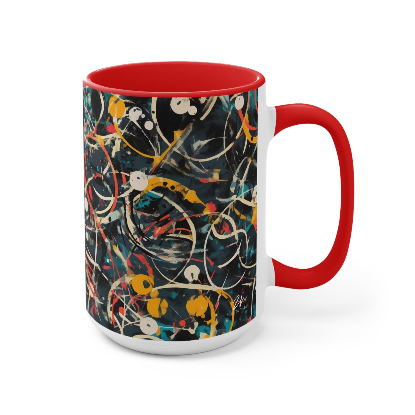 Pollock-Inspired Mug