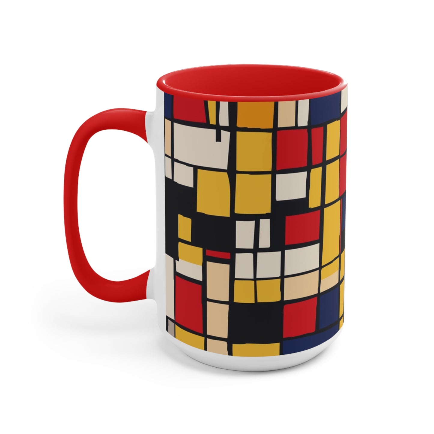 Mondrian-Inspired Mug