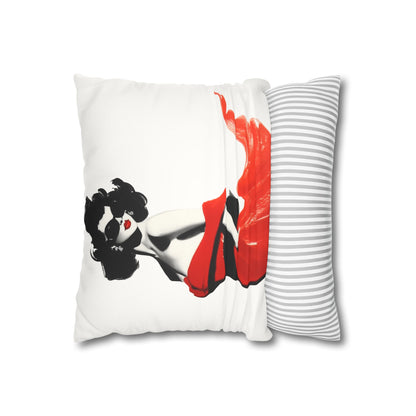 Scarlet Sophistication Pillowcase